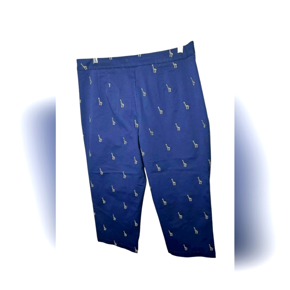 Coldwater Creek Capri Pants Zip On The Side Size 12